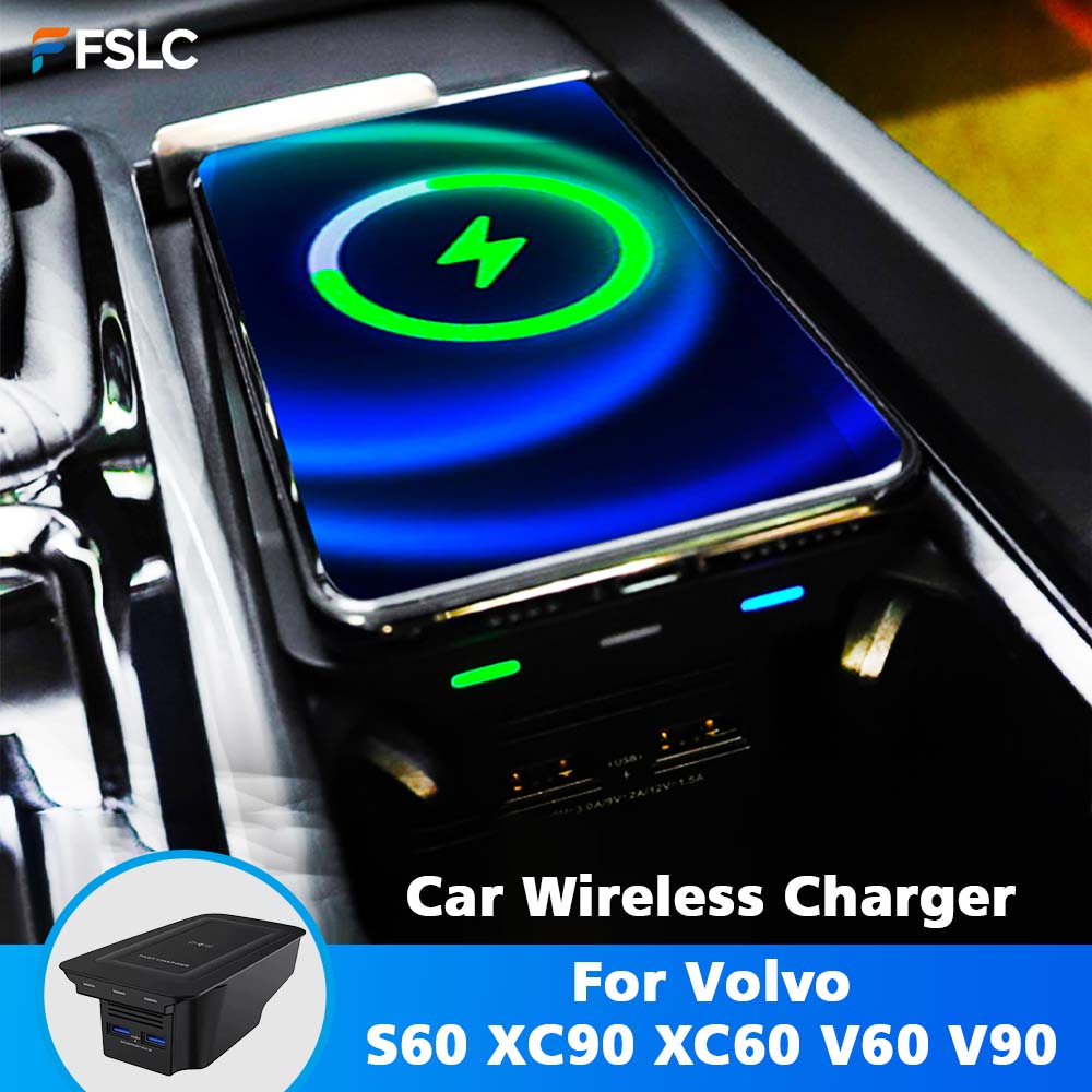Volvo Car Accessories Xc90 - ⭐ Asli ⭐ Pengisi Daya Nirkabel