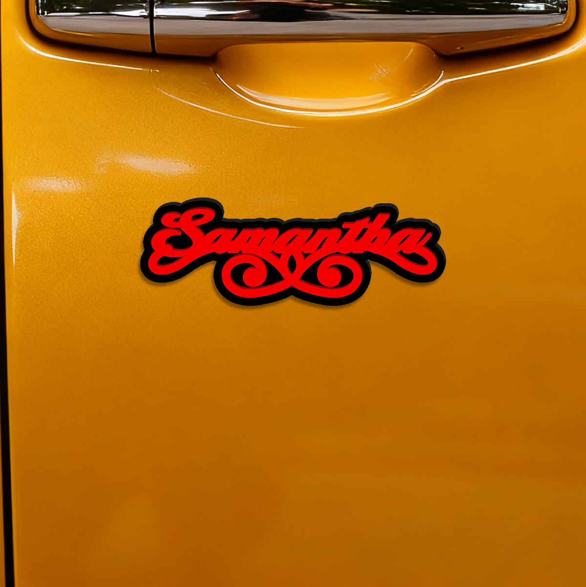 Car Accessories Sticker - Stiker Eksterior Mobil Elegan Samantha Swirl