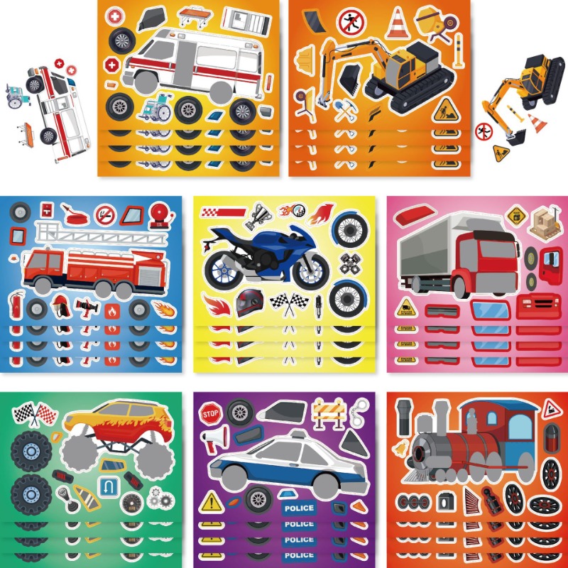 Car Accessories Girly - 8 lembar stiker kendaraan teknik membuat