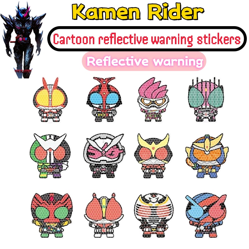 Car Accessories Japan - Stiker mobil Kamen Rider yang dipersonalisasi,