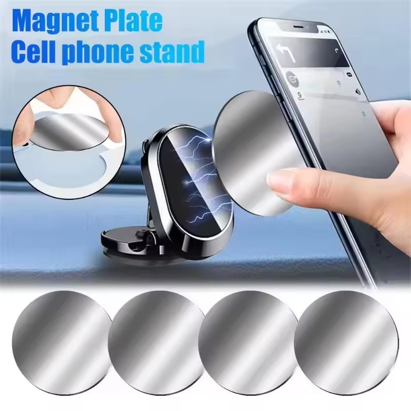 Car Accessories Sticker - 50/1 Buah Disk Pelat Logam untuk