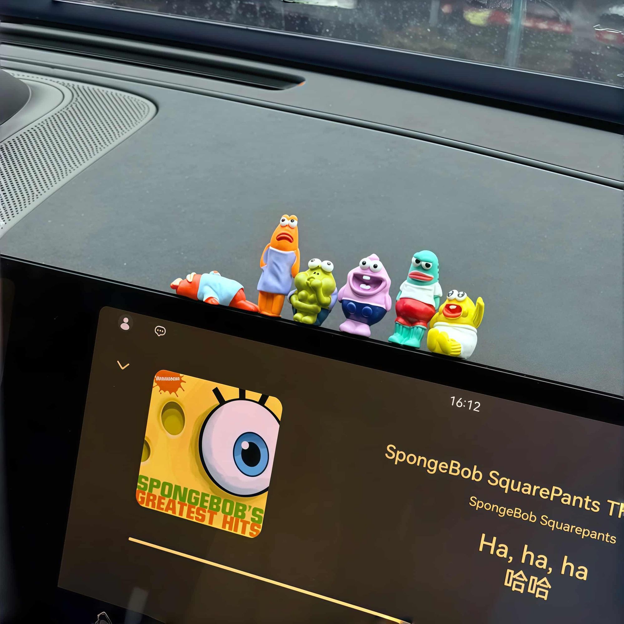 Car Accessories Girly - Ornamen Figurine SpongeBob Karakter Bikini Bottom