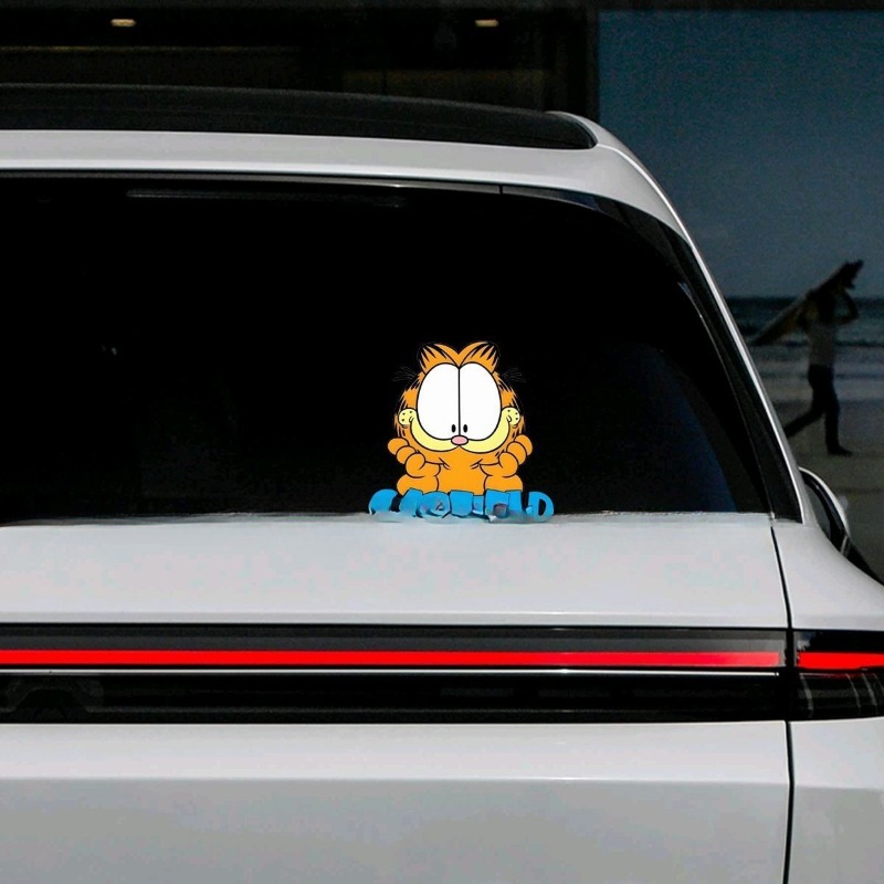 Stiker mobil Garfield kartun k - Car Accessories Sticker ulasan dan harga