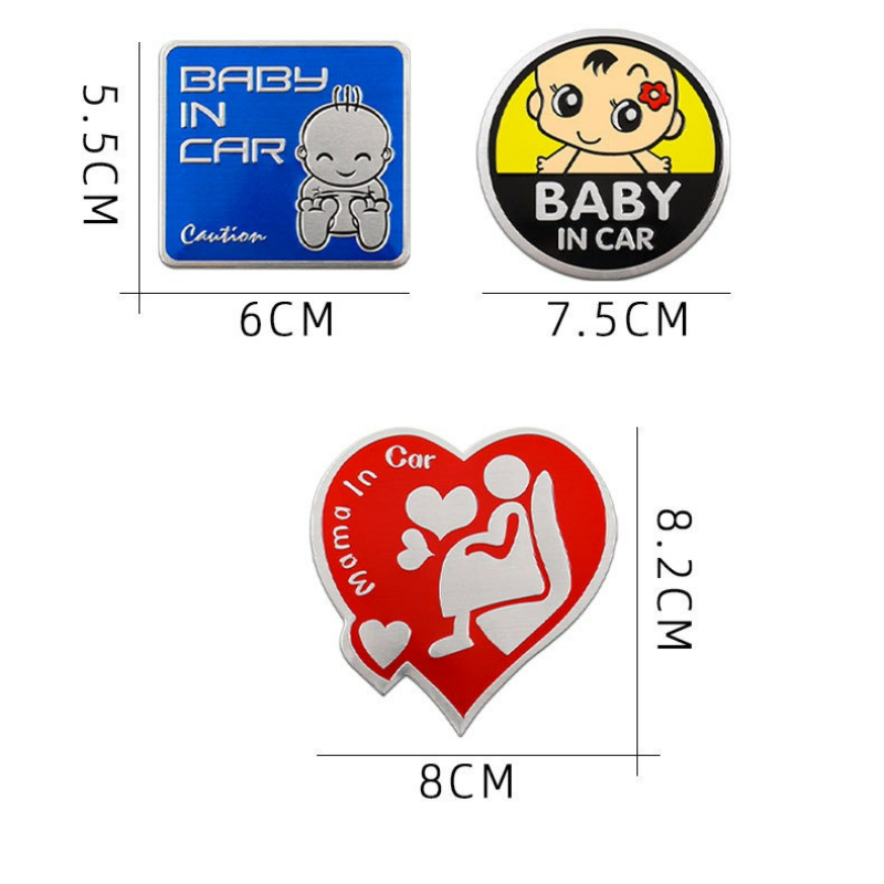 Stiker Mobil Peringatan Logam  - Car Accessories Sticker ulasan dan harga