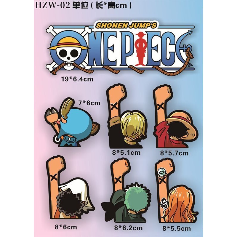 Stiker mobil listrik One Piece - Car Accessories Japan ulasan dan harga