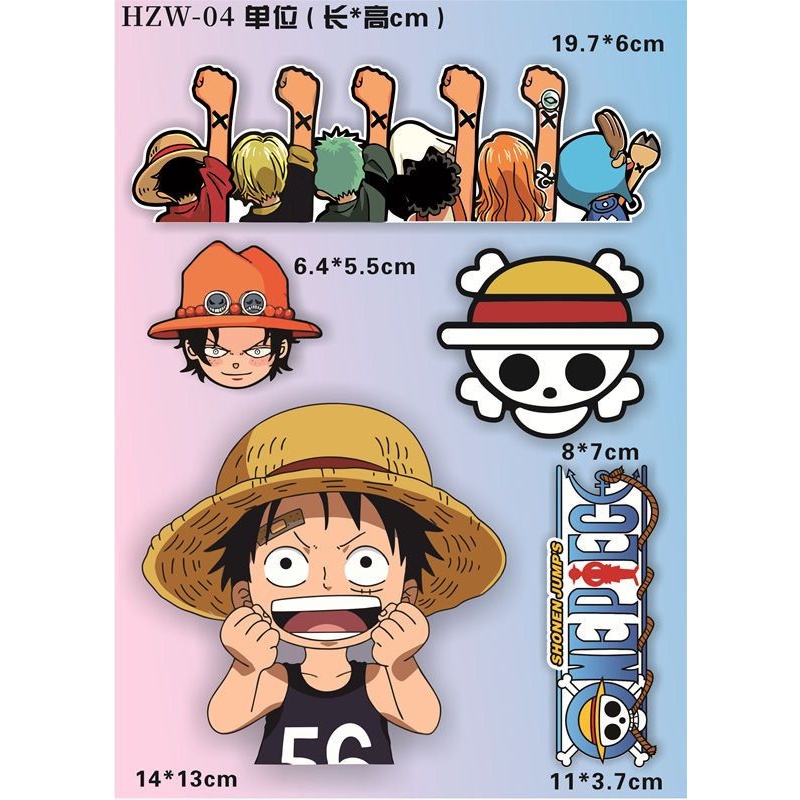 Stiker mobil listrik One Piece - Car Accessories Japan ulasan dan harga