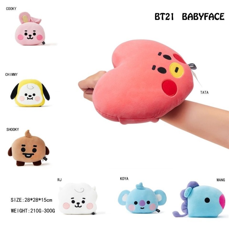Bantal Bentuk Wajah BT21 Lucu  - Car Accessories Cute ulasan dan harga