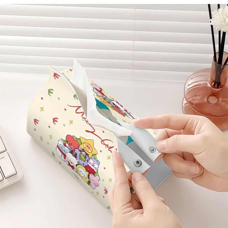 Kotak tisu bertema idola BT21  - Car Accessories Cute ulasan dan harga