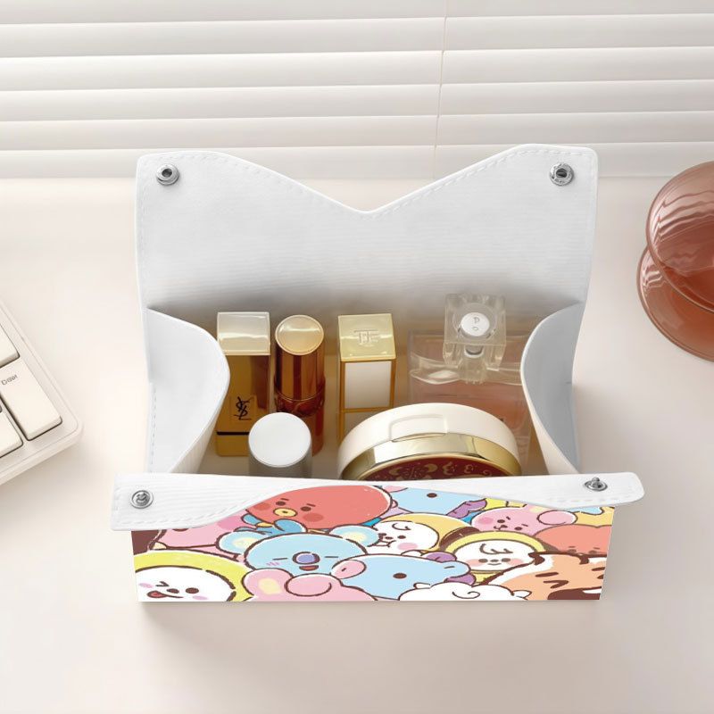 Kotak tisu bertema idola BT21  - Car Accessories Cute ulasan dan harga