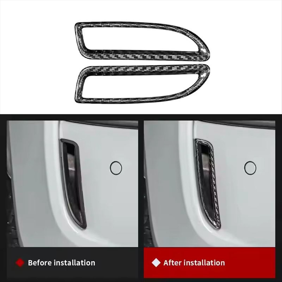 Aksesoris Mobil Serat Karbon A - Car Accessories Rear ulasan dan harga