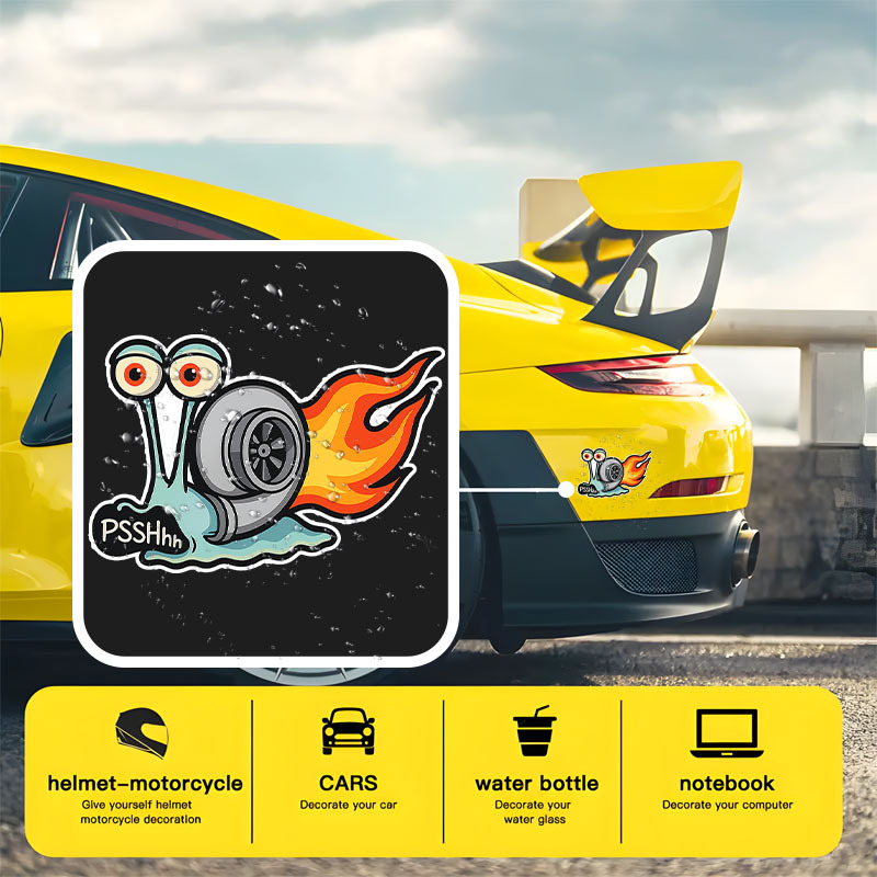 5 Buah Stiker Mobil Turbo yang - Car Accessories Sticker ulasan dan harga