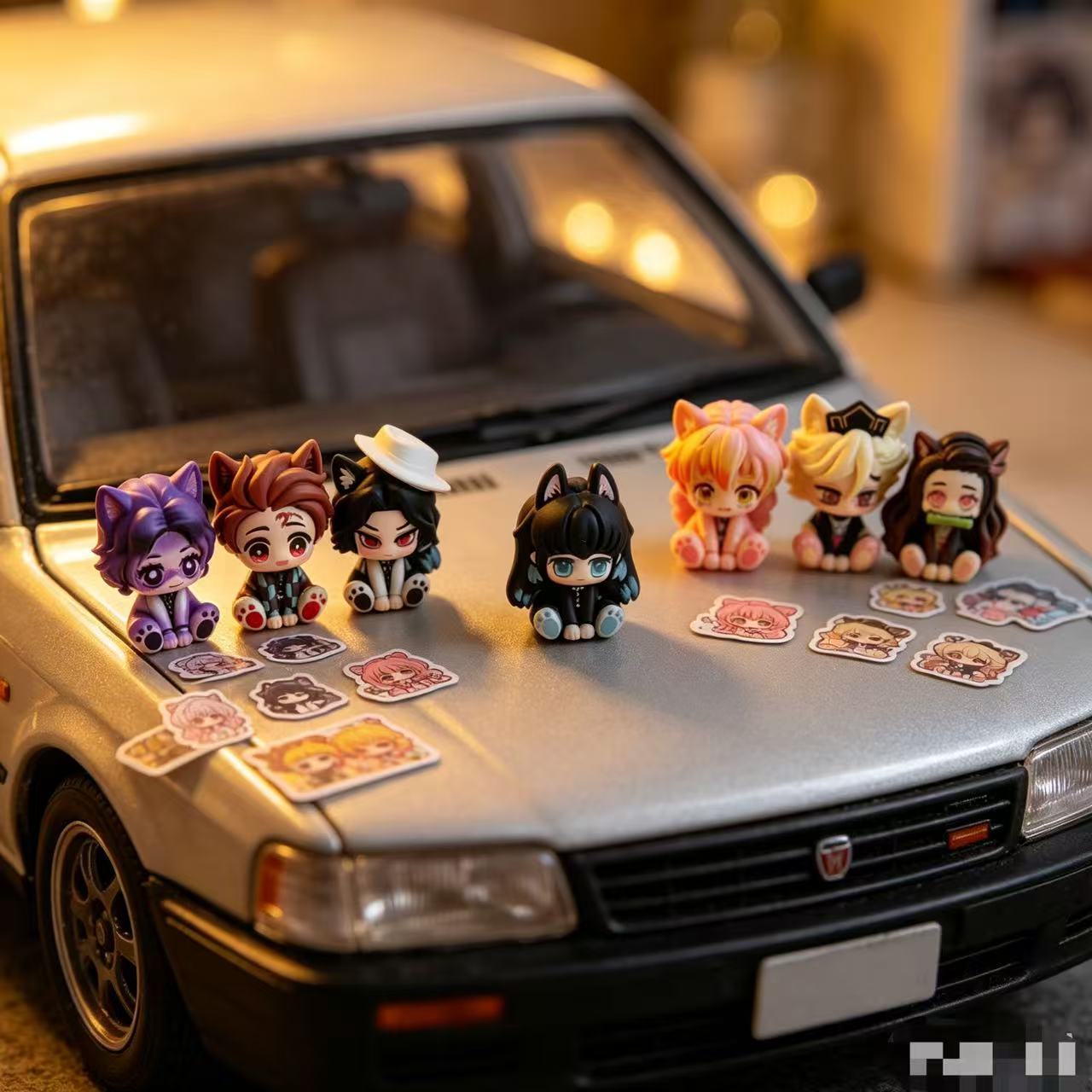 Ornamen Mobil Figurine Chibi D - Car Accessories Cute ulasan dan harga