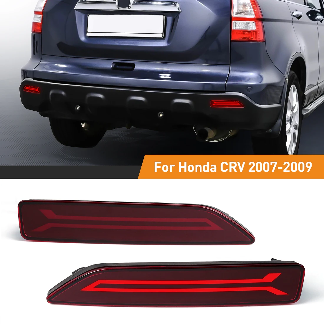 Lampu reflektor Bumper belakan - Car Accessories Honda Crv ulasan dan harga