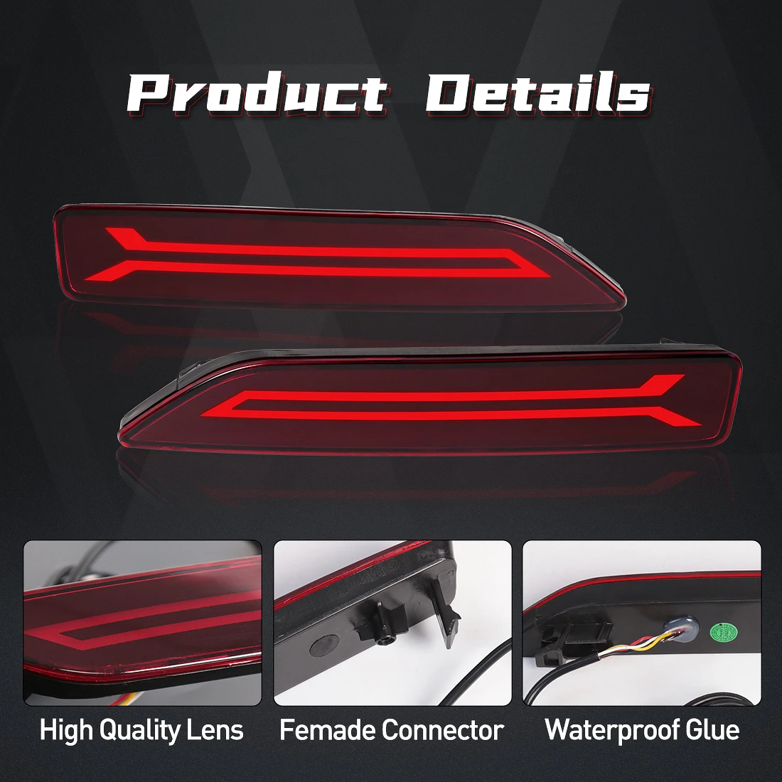 Lampu reflektor Bumper belakan - Car Accessories Honda Crv ulasan dan harga