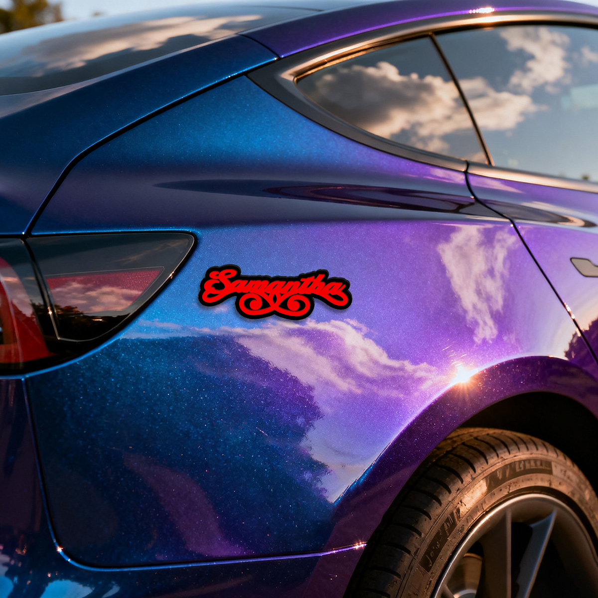 Stiker Eksterior Mobil Elegan  - Car Accessories Sticker ulasan dan harga