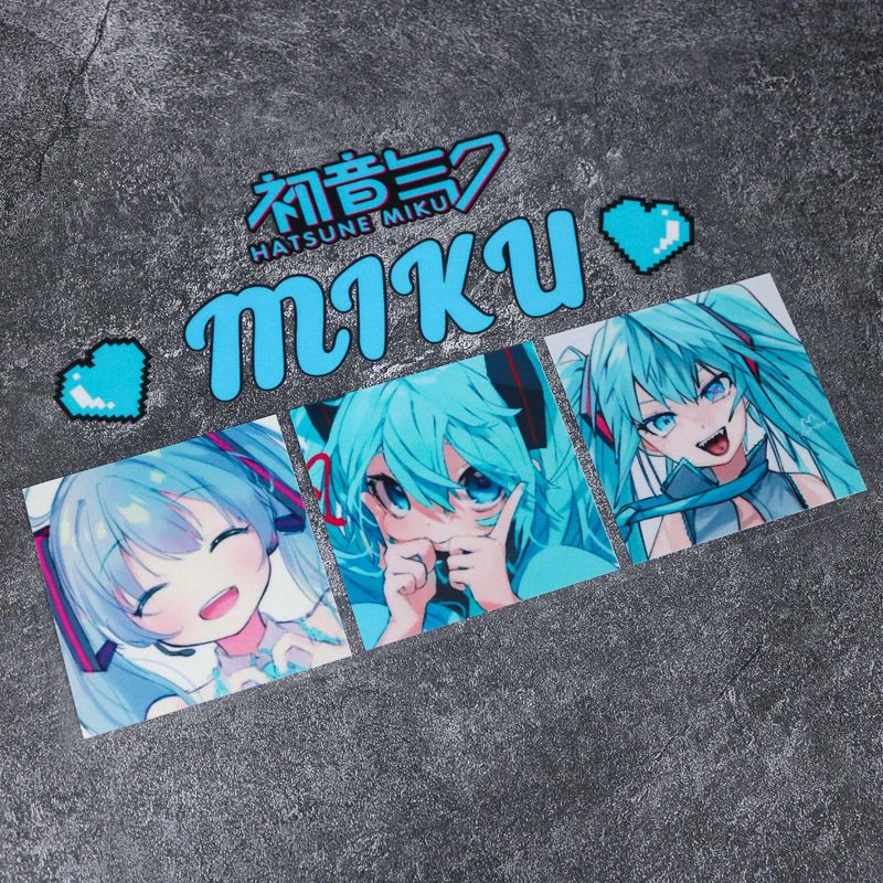 Stiker Reflektif Anime Hatsune - Car Accessories Rear ulasan dan harga