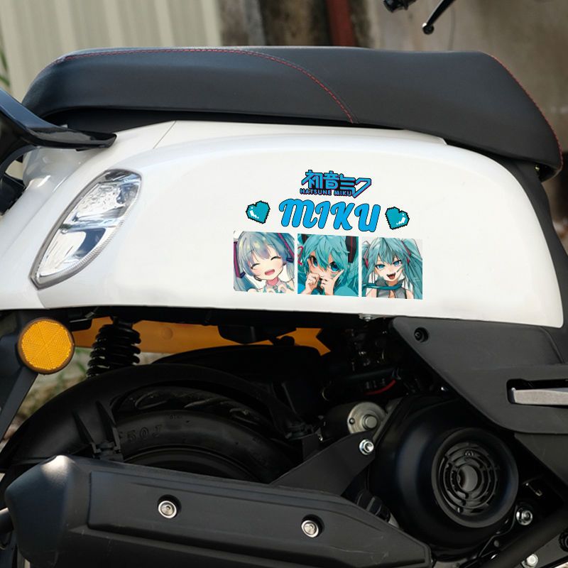 Stiker Reflektif Anime Hatsune - Car Accessories Rear ulasan dan harga