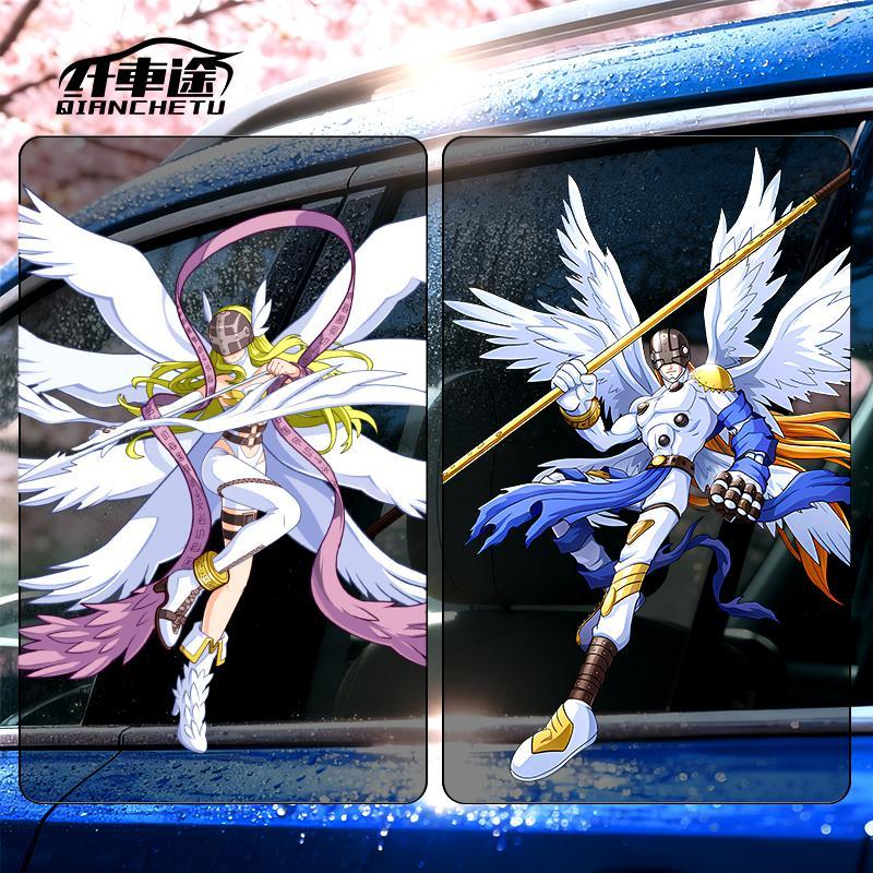 Stiker Mobil Digimon Stiker De - Car Accessories Japan ulasan dan harga