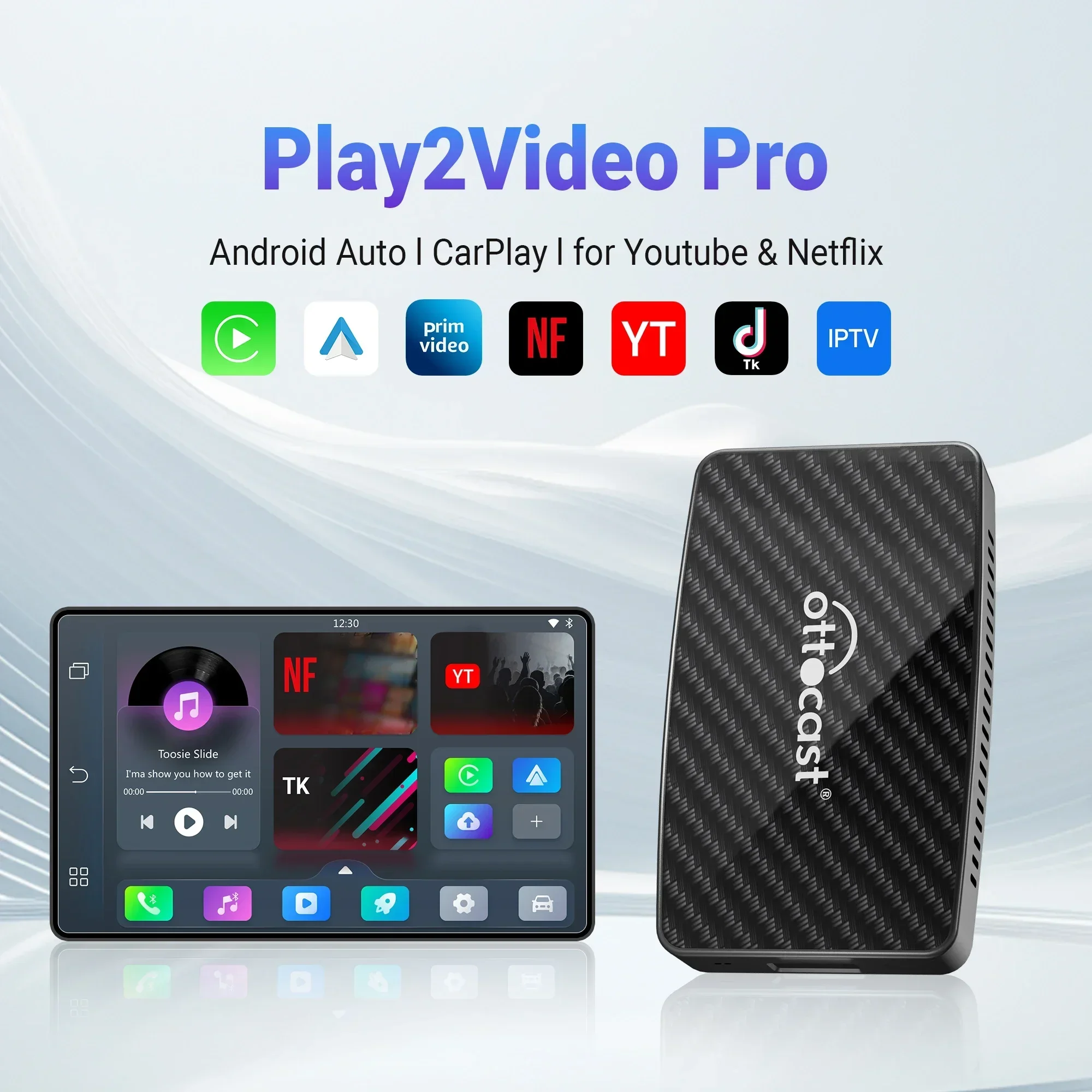 OTTOCAST Play2Video Pro Wirele - Car Accessories Youtube ulasan dan harga