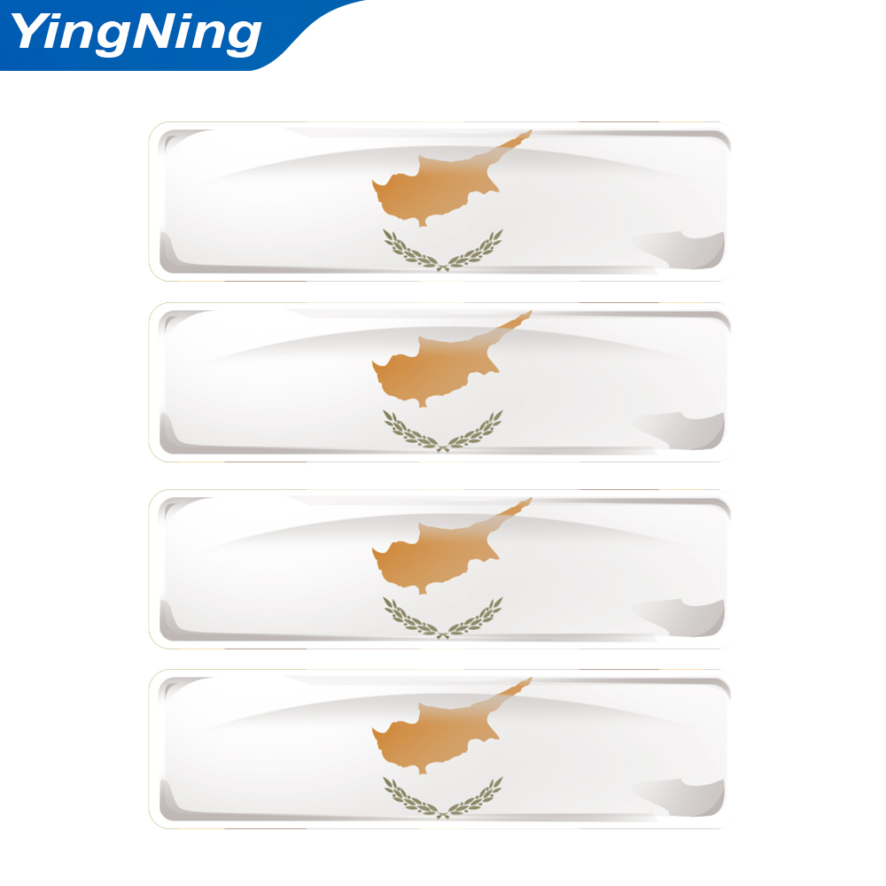 4 Buah Stiker Bendera Siprus S - Car Accessories Cyprus ulasan dan harga